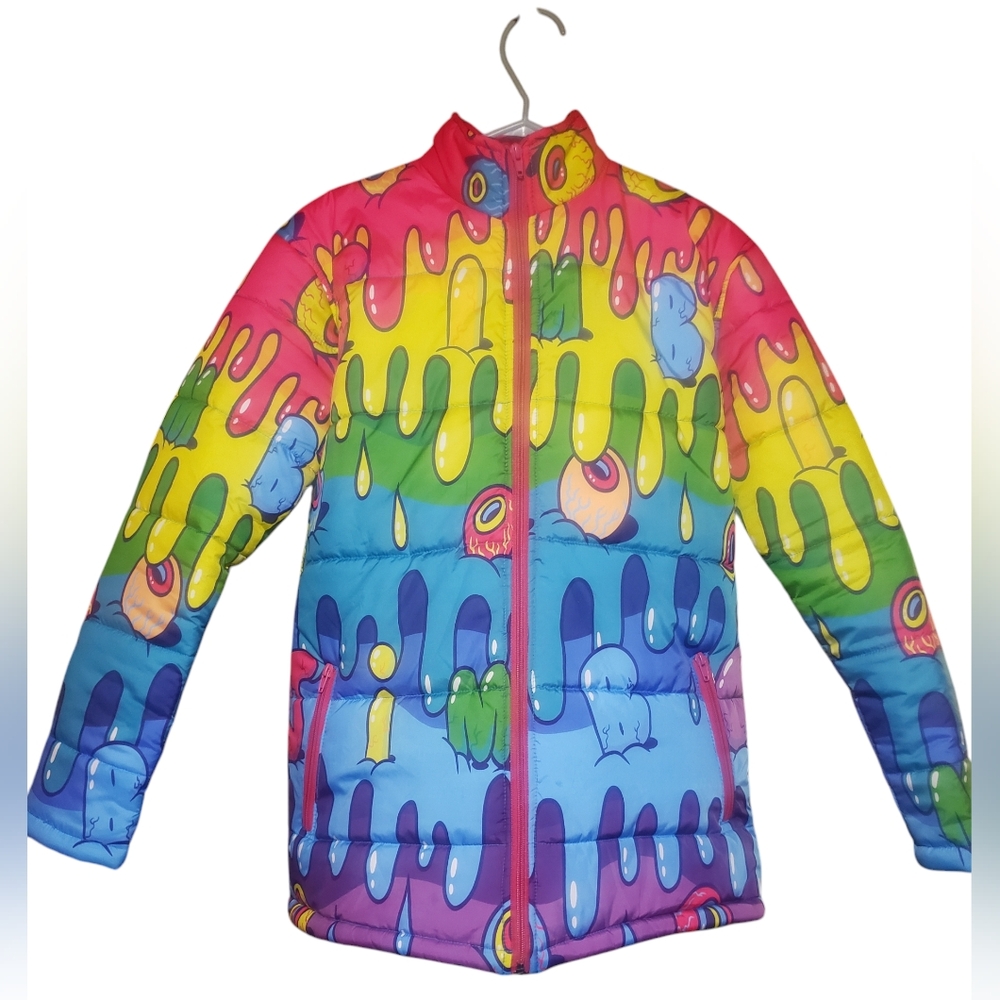 House of Jimbo- Cat Dirty x Jimbo "Trippy Drippy" Puffer Jacket